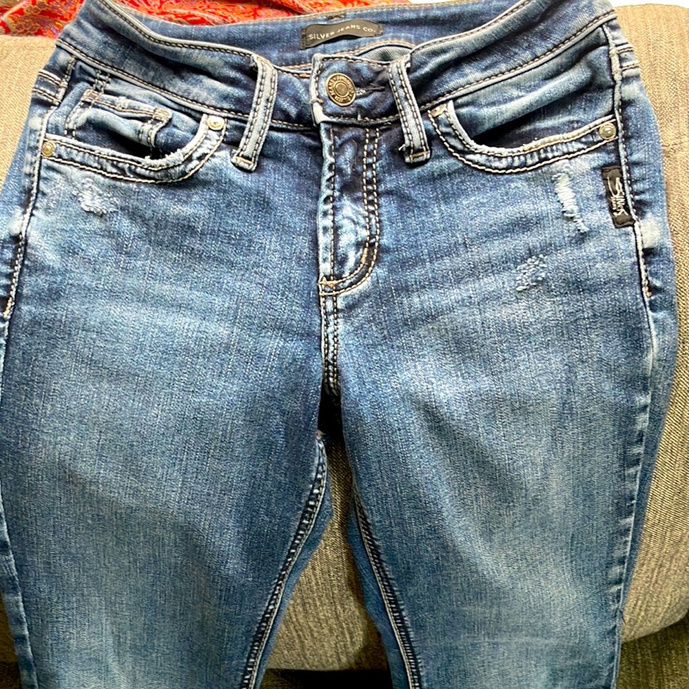 Silver Suki Slim Bootcut Jeans